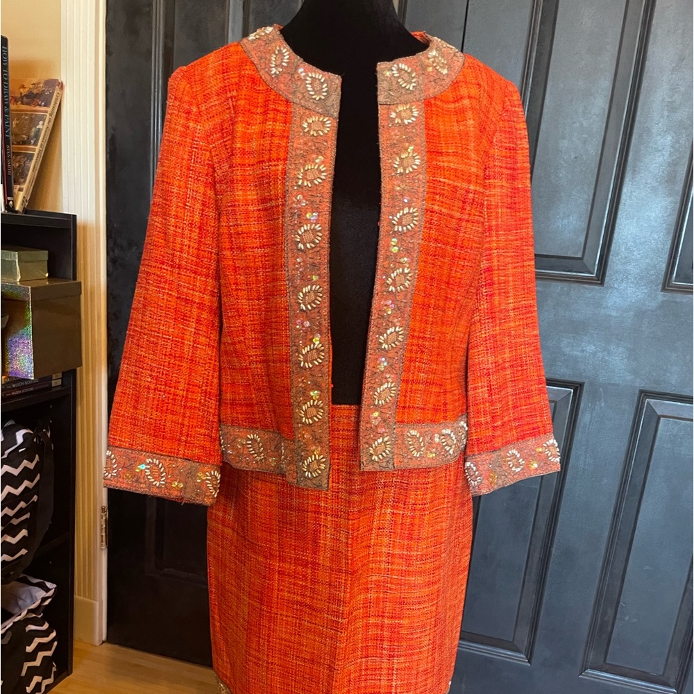 Jacket and skirt set
